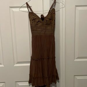 Brown loose dress